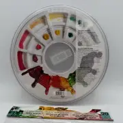 Paint Palette Lock Box 12 Well Inserts Acrylic Oil Watercolor + Palette Paper
