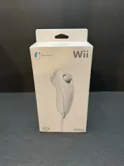 Nintendo Wii White Nunchuk Controller Brand New Factory Sealed