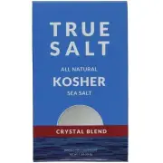 True Salt Crystal Blend Kosher Sea Salt Boxes, 3 Pound, 9 Per Case