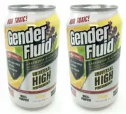 Meow Wolf Omega Mart Gender Fluid Lavender Lemon Sparkling Water Cans - 2 Pack