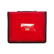 [Stat] Sovereign A4 Zipper Binder 2R with Handle (Red)