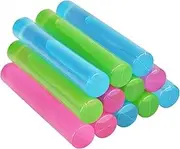 12 Pack Reusable Ice Cubes for Drinks, Quick Freeze Reusable Water Bottle Ice Stick BPA Free, Washable Plastic Ice Cubes for Whiskey, Wine, Coffee (Multicolor)