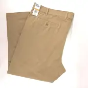 NWT DOCKERS Khaki Pants Men 52x30 4 Way Stretch Flexible Waistband Corpcore Work