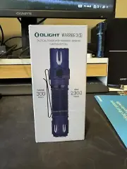 Olight Warrior 3S Limited Edition Regal Blue Dual-Switch Tactical Flashlight