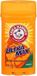 Arm & Hammer Deodorant 2.6 Ounce Solid Ultra Max Fresh (Wide) (76Ml) (2 Pack)