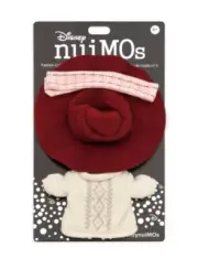 NWT Disney Store nuiMOs Outfit Accessory Sweater Dress with Plaid Scarf and Hat