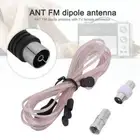ANT-108 FM Radio Dipole Antenna Indoor TV Female Connector FM Aerial 85-112 MHZ