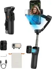 Isteady V3 Gimbal Stabilizer for Smartphone, 3-Axis Stabilization with AI Tracke