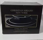 Christian Siriano Lustra 12-Piece Dinnerware Set Stoneware, Service for 4