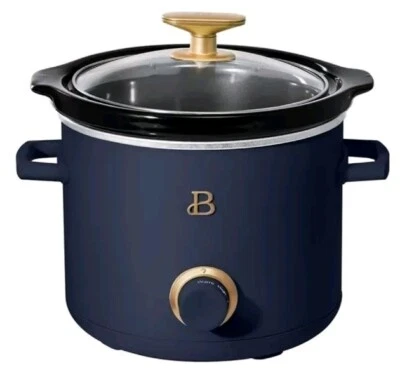 Beautiful Brand ~ 2 Quart ~ Slow Cooker ~ STARRY NIGHT (Blue) by Drew Barrymore