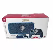 Nintendo Switch PDP REMATCH Zelda GLOW Controller & Travel Case Bundle NEW