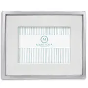Mariposa Mariposa Leather with Metal Border Frame, 5 x 7