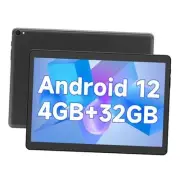 Android 12 Tablet, 10 inch Tablets, 4GB RAM+32GB ROM Computer Tablet Support