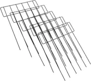 GAROZATION Iron Fencing Garden Edging Border Animal Barrier Fence Fence Landscape Dog Barrier Garden 5pcs