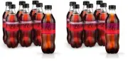 Cherry Coke Zero Sugar Cherry Flavored Coca-Cola Diet Soda Soft Drink 16.9oz 12c