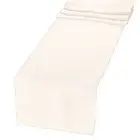 6 Pcs Pearl White Chiffon Table Runner 12" x 108" Tulle Table Runner