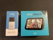 Ring Video Doorbell 2nd Gen + Echo Show 5 2nd gen Bundle - NEW & SEALED