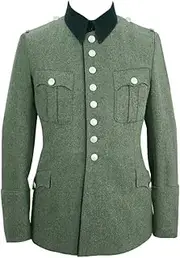 [militaryharbor] WW2 WWII German Heer M27 Officer Pioneer Wool Piped Service Tunic Jacket I