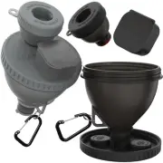 Jailbreak [6 Piece] Funnel System for Filling Water Bottles. Large Protein with