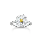 Buy Lovely Daisy Cocktail Ring in Silver by Thomas Sabo online - THOMAS SABO Australia