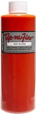 Scarlet Splash: Vibrant Liquid Color for Creative Crafts - 8oz Dye-Na-Flow