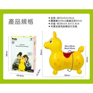 阿尼遊戲屋【RODY】RODY跳跳馬 共十色 3歲以上適用 日規 小牛津經銷 義大利製造 另加購 充氣筒、搖搖板、滑輪板