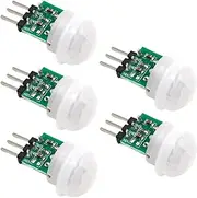 WWZMDiB 5Pcs AM312 Mini Pir Motion Sensor Module HC-SR312 IR Human Sensor for Arduino