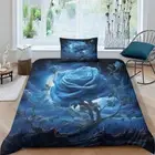 Cover Set 3D Bedding Set Decorative Microfiber Polyester Comforter Cover with