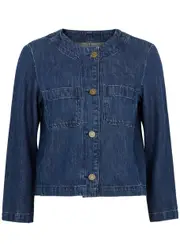 Frame Denim Jacket - Navy - S (UK8-10 / S) S (UK8-10 / S)