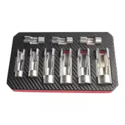 Diesel Injector Line Socket Wrench Flare Nut Socket Set, 9PCS Slotted Set