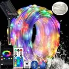 60-200 LED String Fairy Lights Solar Powered Outdoor Christmas Xmas Tree Garden