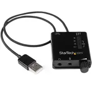 StarTech.com External Sound Box - 24 bit DAC Data Width - 5.1 Sound Channels - External - VT1630A - USB 2.0 - 91 dB - 96 kHz Maximum Playback Rate