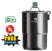 Stanley Wildfare Go 4-Piece Two Cup Stainless Steel Cookset | 32 Oz Pot and Lid