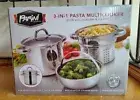 Parini 3-in -1 Pasta Multicooker - Stockpot, Colander & Steamer - NIB!