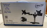 NEW Arctic Z2 PRO Desk Mount Dual Monitor Arm USB HUB Size up to 29" 15kg