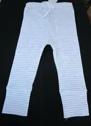 Baby Bonds Newbies greymarle stripe rib leggings Size 000,00 & 0 NWT