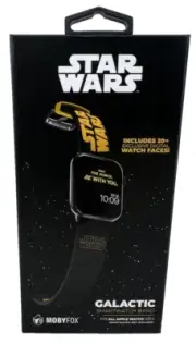 MobyFox Star Wars Galactic Apple Silicone Watch Band 38, 40, 41, 42, 44, 45MM