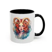 Aries Zodiac Female 11oz Mug, Bold, Passionate, and Fearlessly Unique JL-ZD-M-02