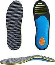 [ZSCAL] Plantar Fasciitis Insoles, Men Women Orthotic Flat Foot High Arch Heel Support Shoe Inserts, Soft And Comfortable Absorption Comfortable Replacement, For Work Foot Pain Relief By(Medium)