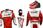BIREL ART GO KART RACE SUIT CIK/FIA LEVEL 2 APPROVED WITH SHOES & GLOVES