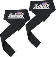 Schiek Sports Model 1000LLS Leather Weight Lifting Straps