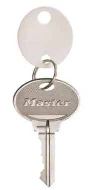 Master Lock 7116D Plastic Key Tags, 20 Per Bag , White