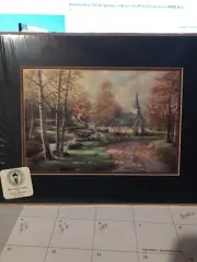 The Aspen Chapel by Thomas Kinkade Lithogragh Avon COA