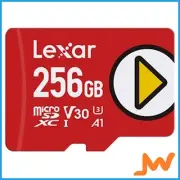 Lexar PLAY 256GB MicroSDXC Class 10 U3 V30 Memory Card