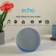 Echo Smart Speaker Newest Gen Alexa Hub Premium Sound Bluetooth Twilight Blue