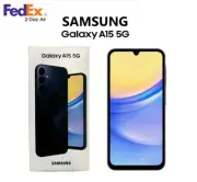 Samsung Galaxy A15 5G 128GB Factory Unlocked -Blue Black- Octa Core Brand New