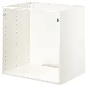 METOD base cb f built-in appliances/sink, white, 80x60x80 cm