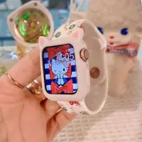 在飛比找蝦皮購物優惠-現貨Hello Kitty聯名錶帶適用蘋果手錶iwatch7