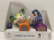 New*Manhattan Toy Cirque Du Soleil Pull Along Toy*3+Ooble Monstwin Pull Along*3+