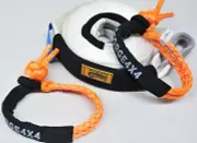 1*Snatch Strap 8000Kg*9M +2*15ton Soft Shackles 4x4 4WD Recovery Kit George4x4